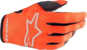 Alpinestars Radar Kids Motocross Gloves, Orange/Black