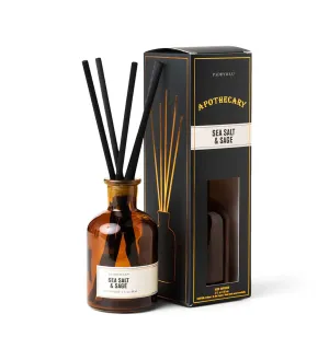 APOTHECARY 3 FL OZ. AMBER GLASS DIFFUSER VETIVER & CARDAMOM