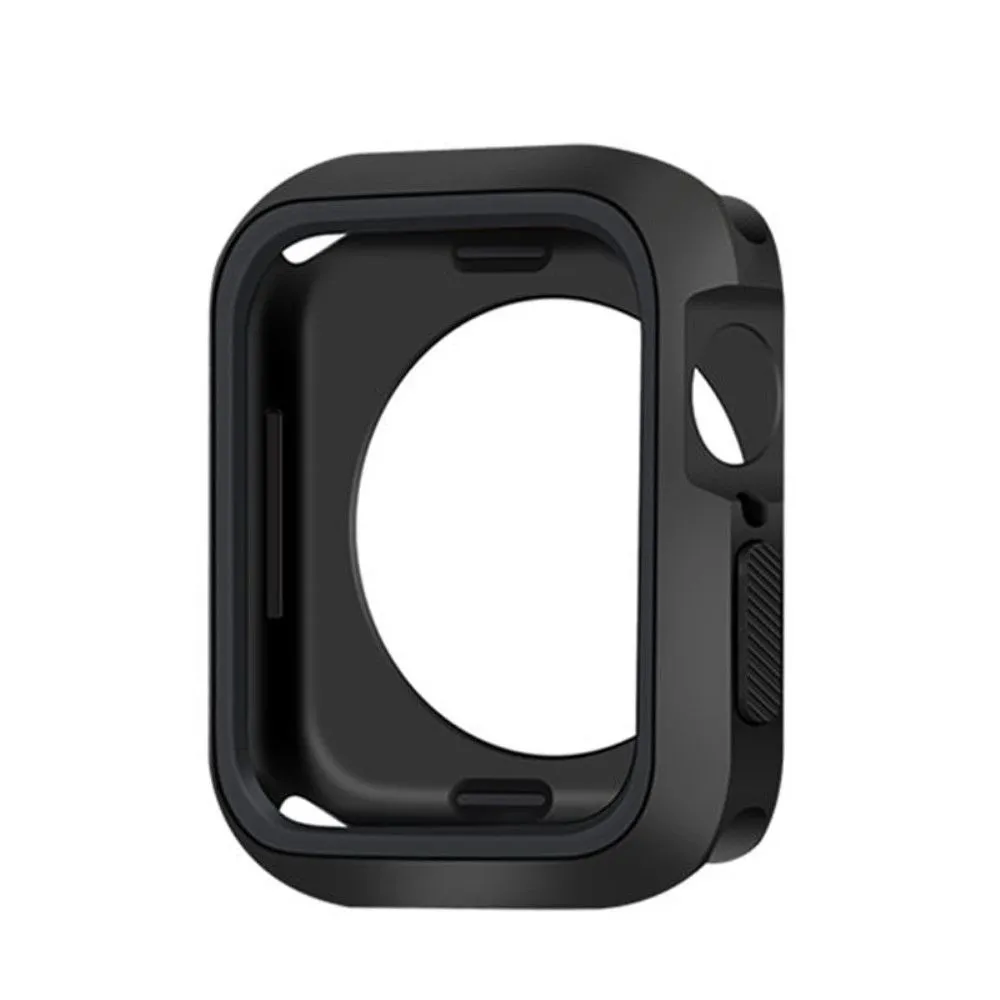 Apple Watch (41mm) dual color TPU cover   watch strap - Black