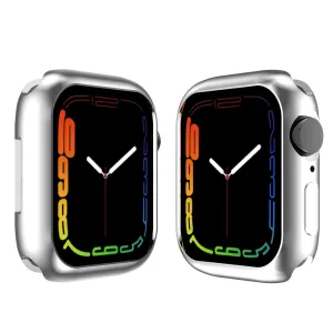 Apple Watch (45mm) stylish TPU cover - Silver