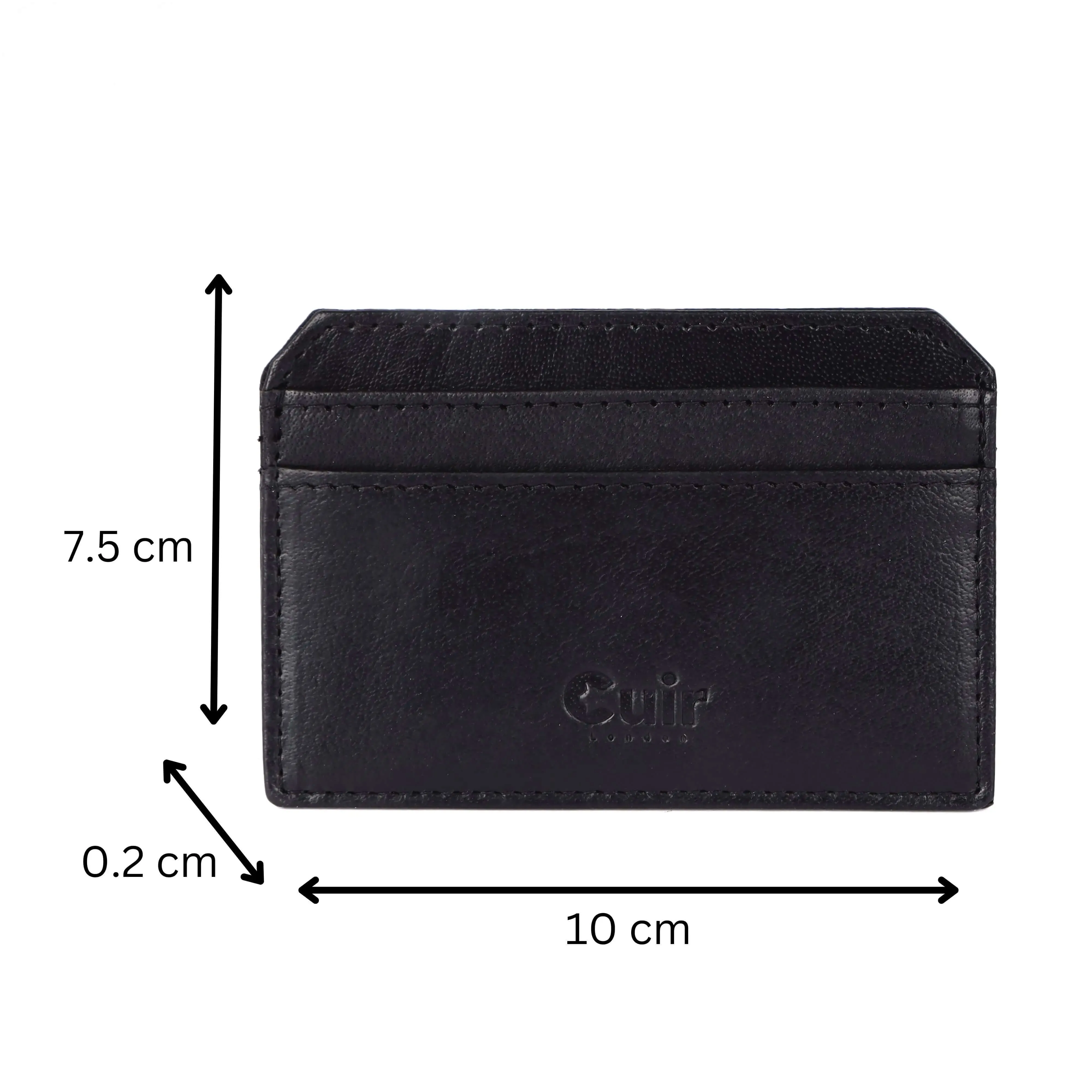 Black Leather card holder