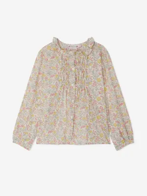 Bonpoint Girls Floral Gentille Blouse in Multicolour