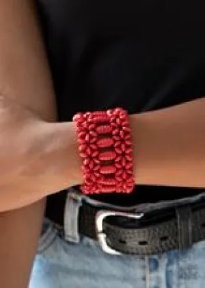 Bracelets  Fiji Flavor - Red B69