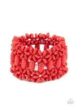 Bracelets  Fiji Flavor - Red B69