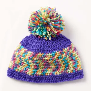 Caron Crochet Chasing Rainbows Hat