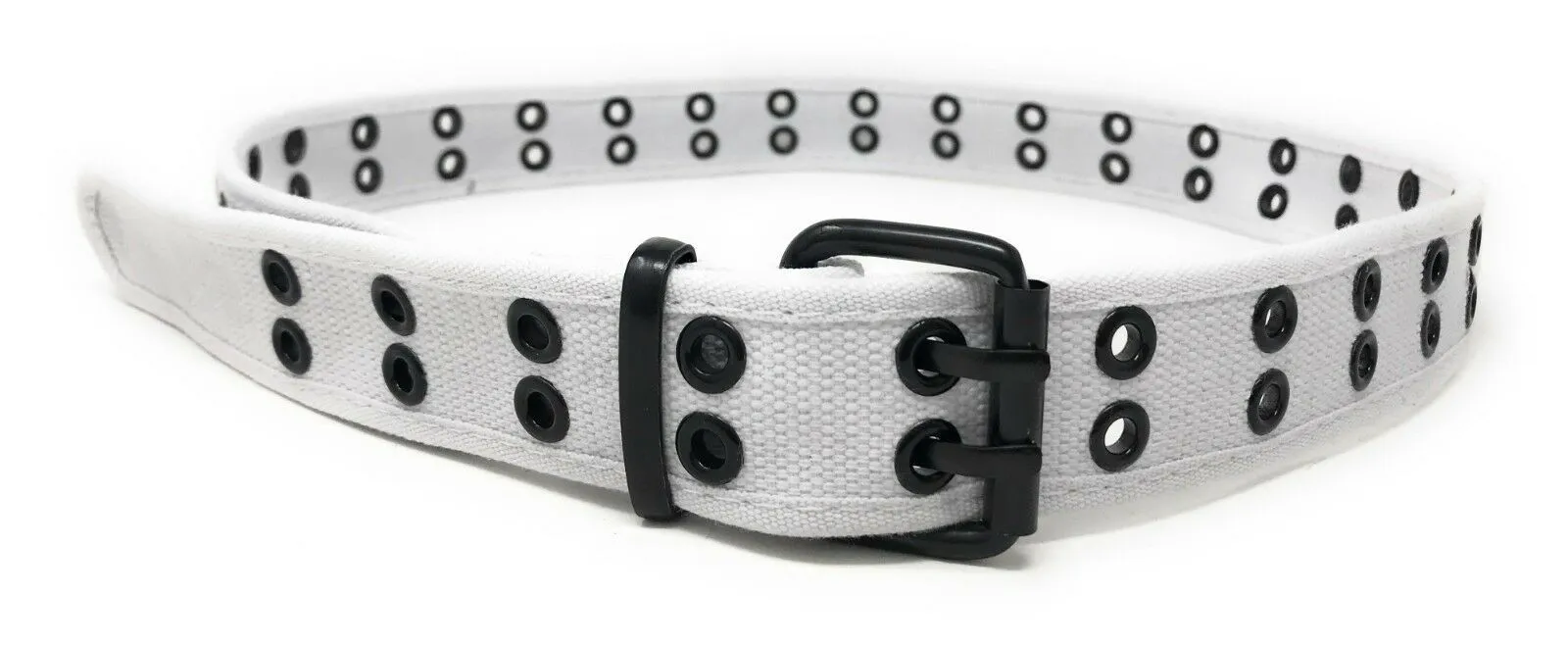 Casaba Canvas Fabric Belts for Kids Boys Girls 2 to 10 years Double Rows