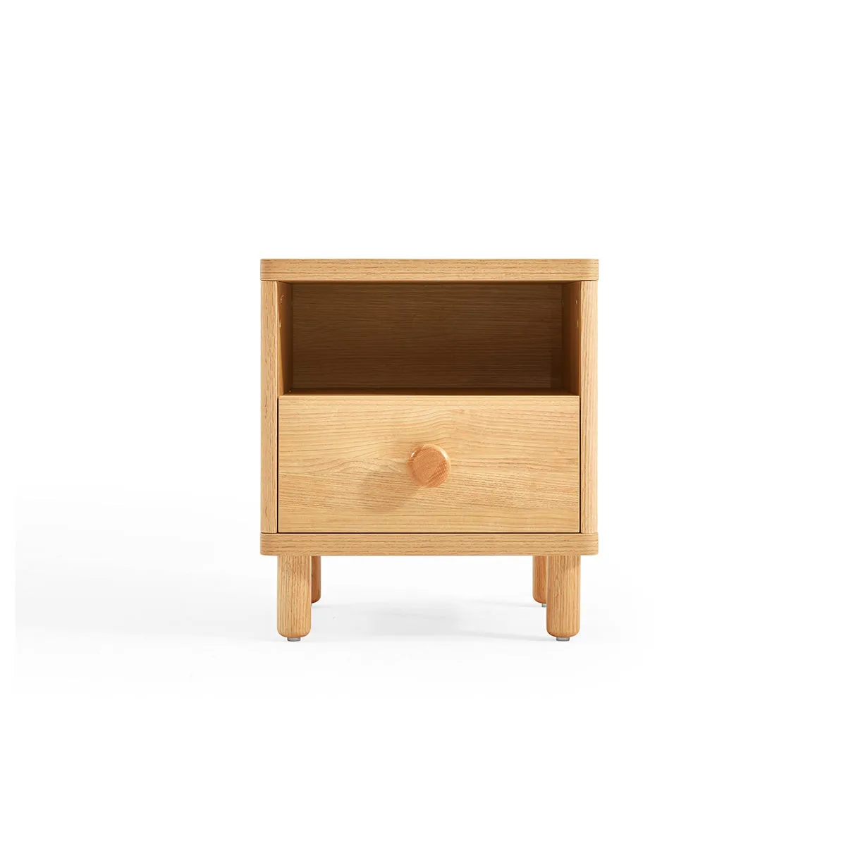 Dear Bear Kids Oak Bedside Table