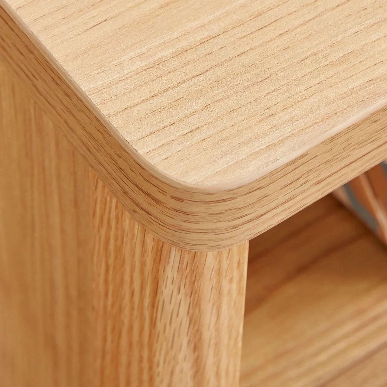 Dear Bear Kids Oak Bedside Table