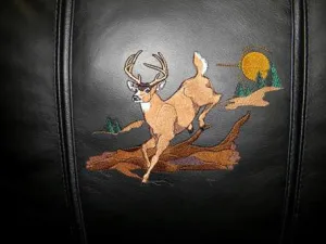 Deer-Leaping Logo Panel