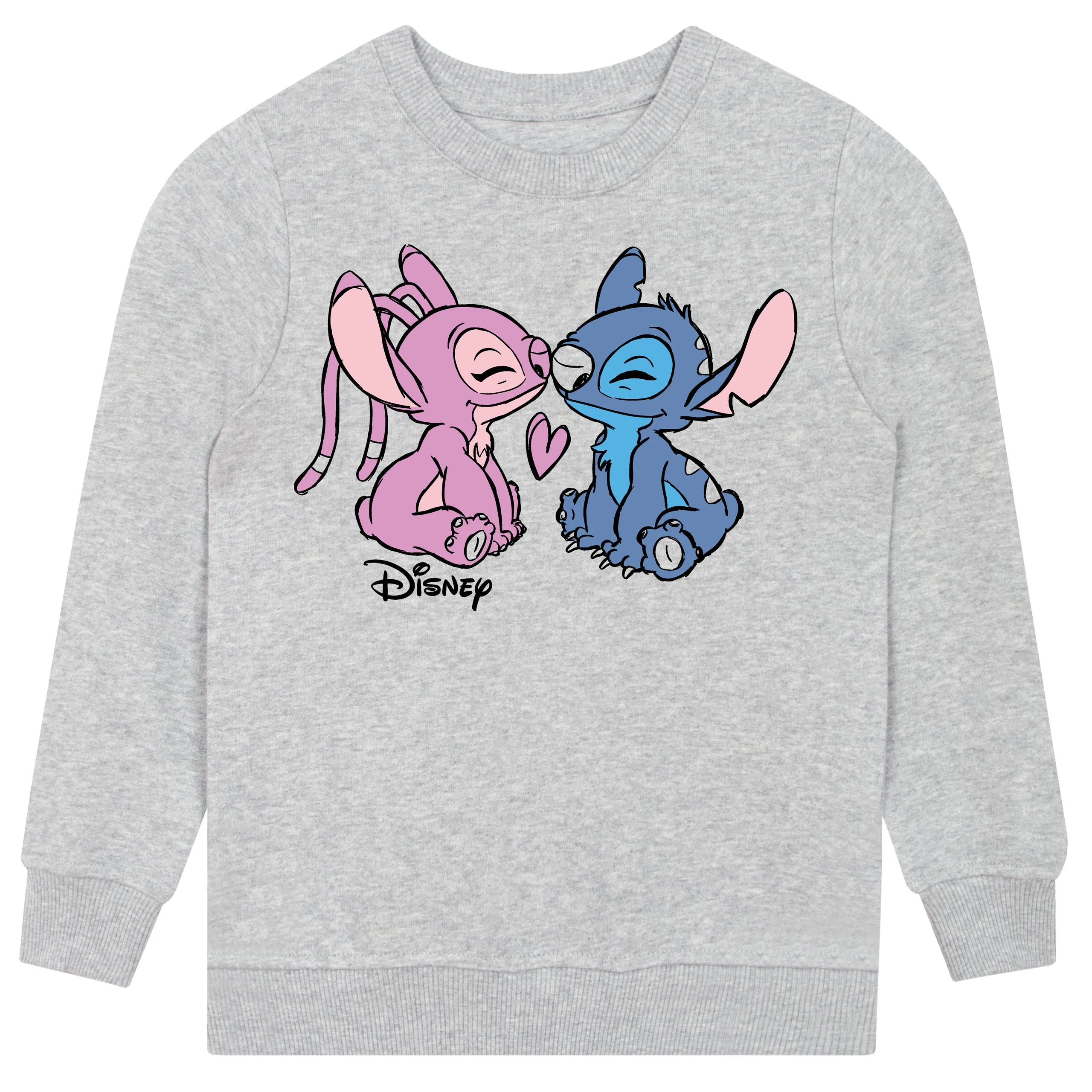 Disney Lilo And Stitch Sweatshirt - Angel And Stitch