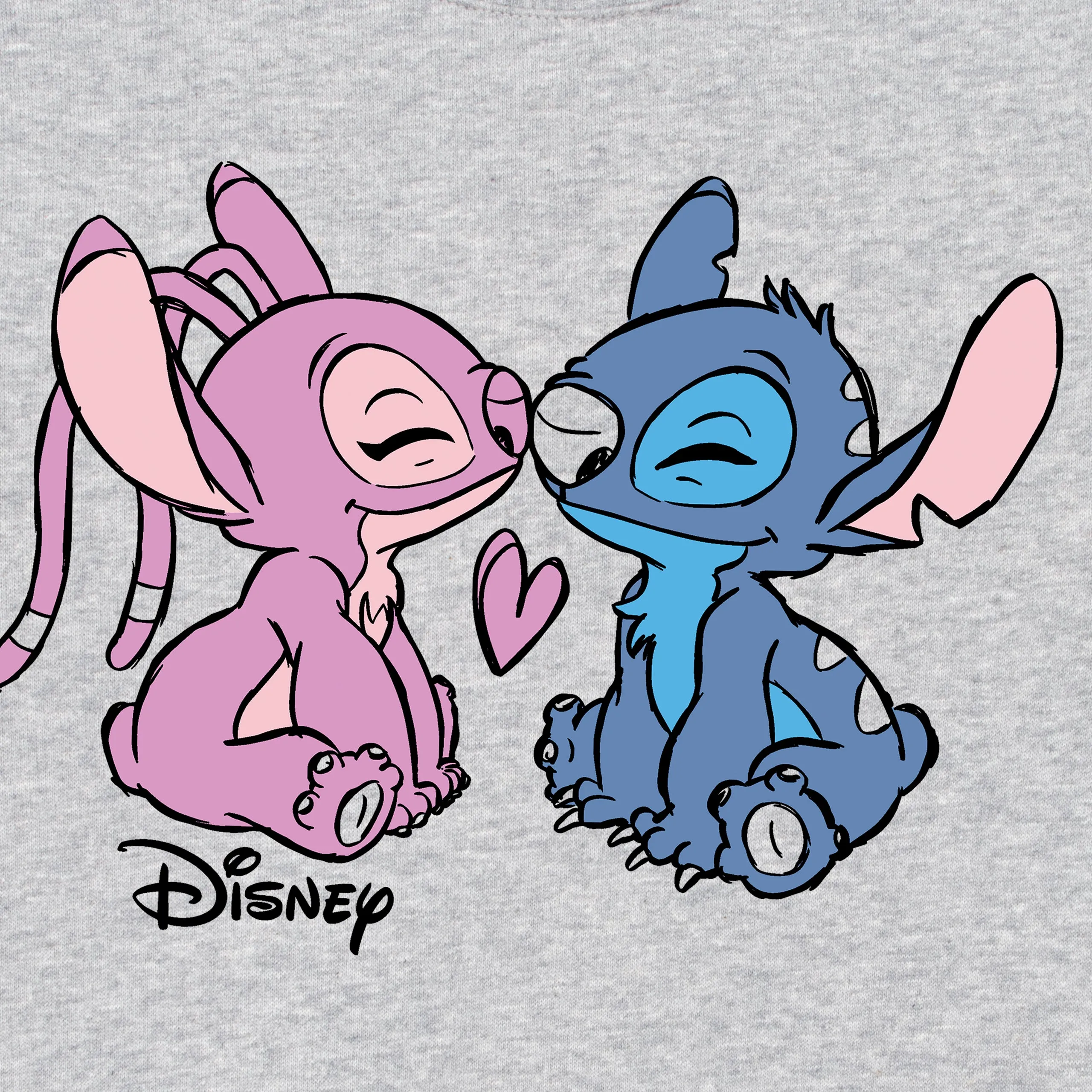 Disney Lilo And Stitch Sweatshirt - Angel And Stitch