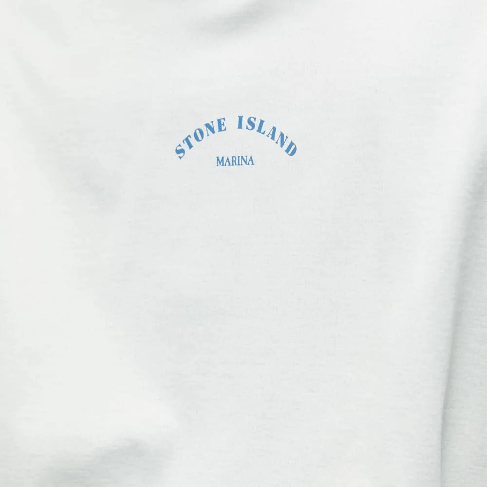 Dyed Stone Island Marina Plated Popover Hoodie