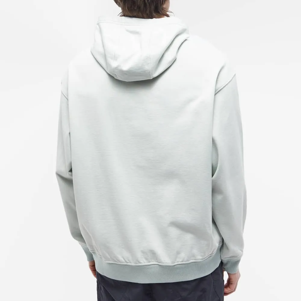 Dyed Stone Island Marina Plated Popover Hoodie