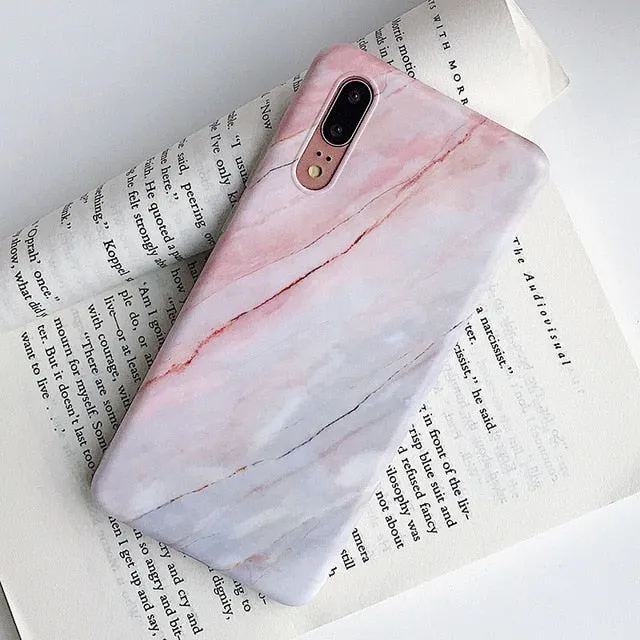 FLYKYLIN Marble Flower Case For Samsung Galaxy A40 A50 A70 A51 Back Cover Art Leaf Soft Silicone Phone Cases Cartoon Coque Shell