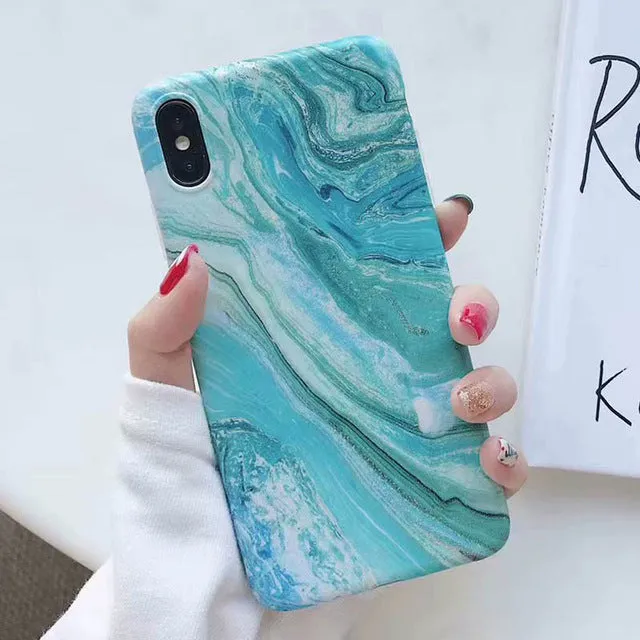 FLYKYLIN Marble Flower Case For Samsung Galaxy A40 A50 A70 A51 Back Cover Art Leaf Soft Silicone Phone Cases Cartoon Coque Shell