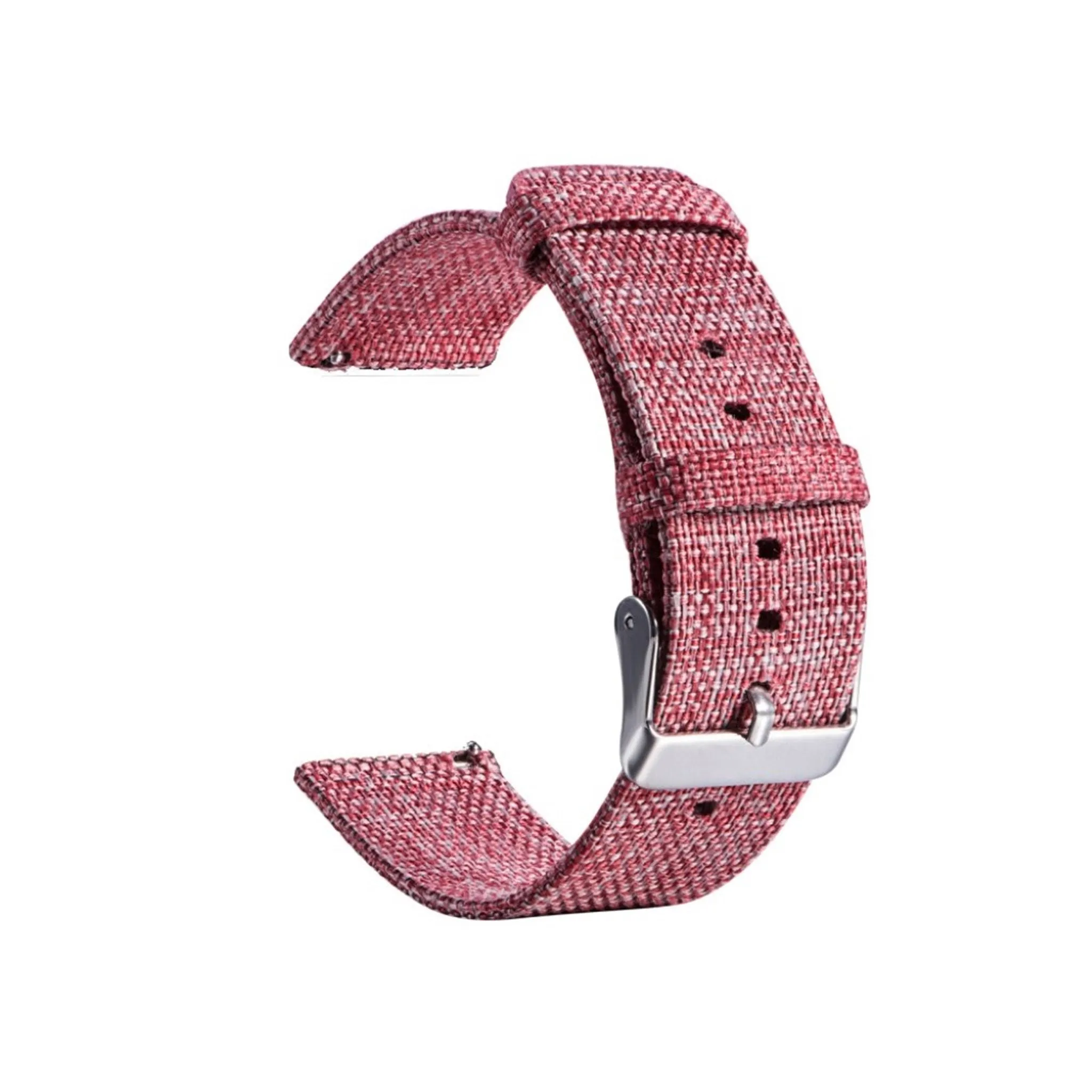 Garmin Vivomove HR nylon canvas watch band replacement - Rose