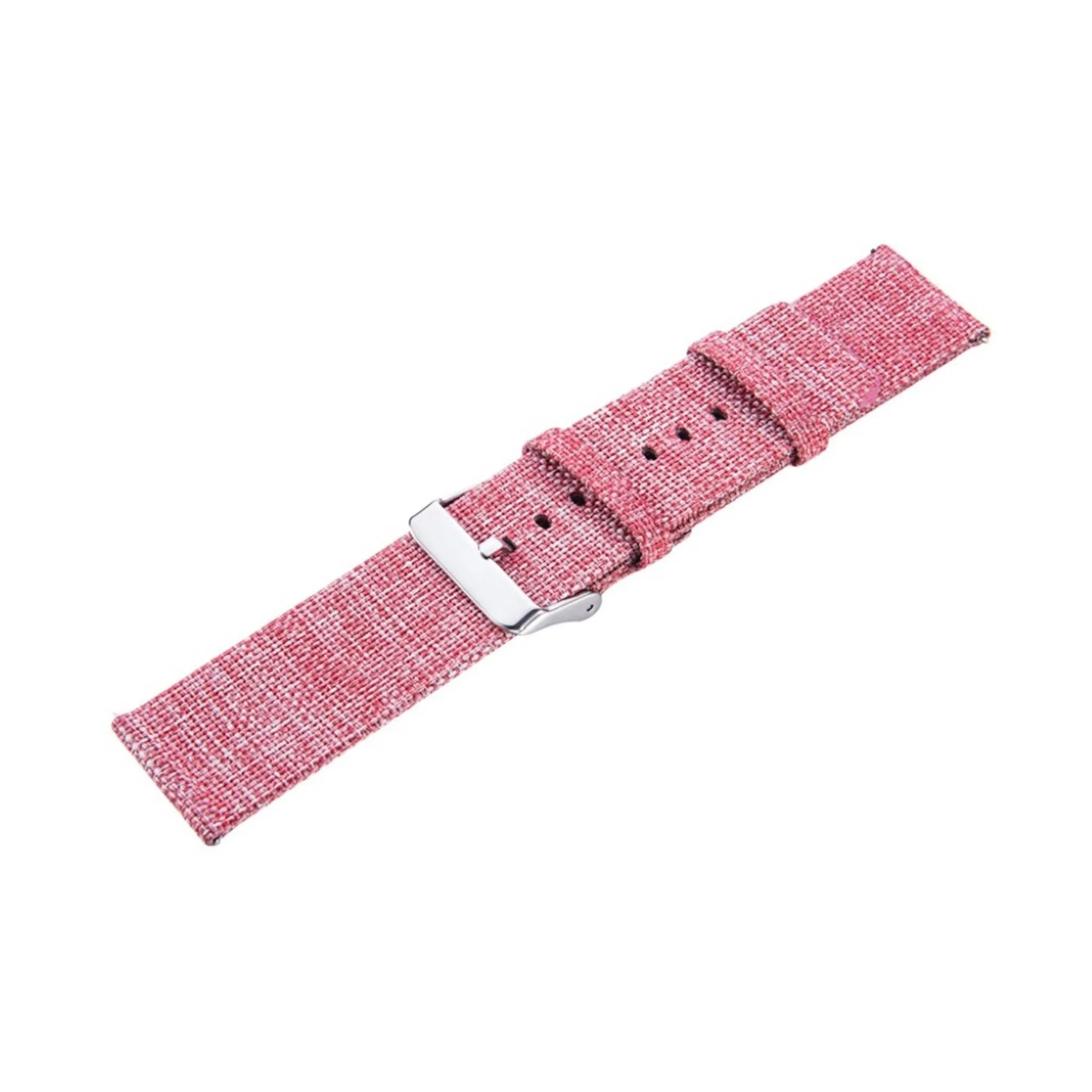 Garmin Vivomove HR nylon canvas watch band replacement - Rose