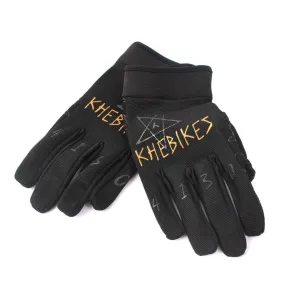 GLOVES BMX 4130 CHILDREN'S BLACK HEBIKES KHEBIKES, black