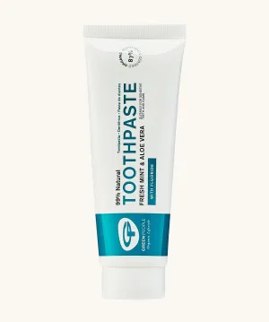 Green People Fresh Mint & Aloe Vera Toothpaste with Fluoride