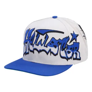 Hellstar Records Snapback White Blue