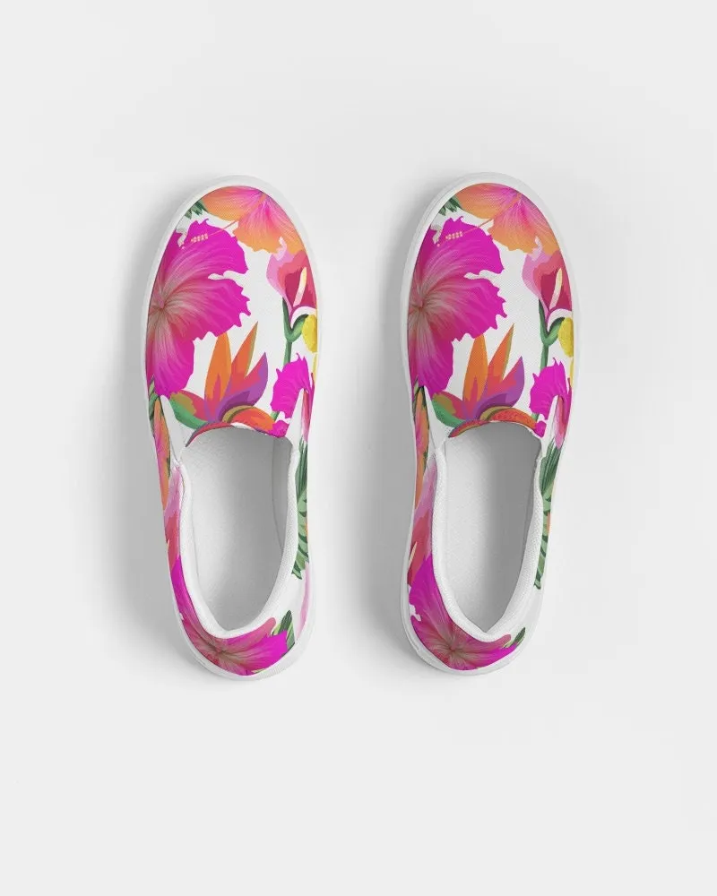 HIBISCUS FLORALS CANVAS SHOES