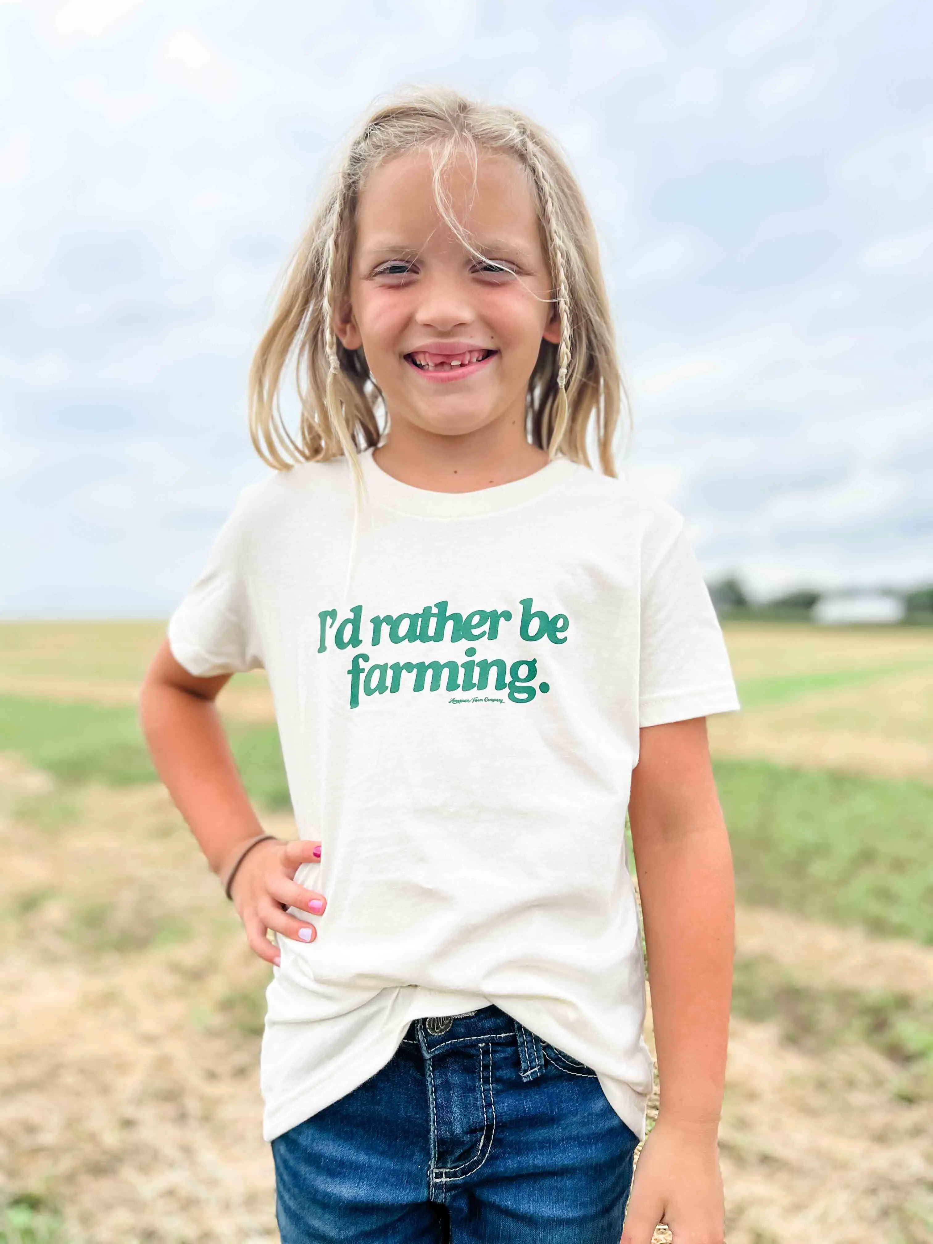 I’d Rather Be Farming Toddler & Youth Tee