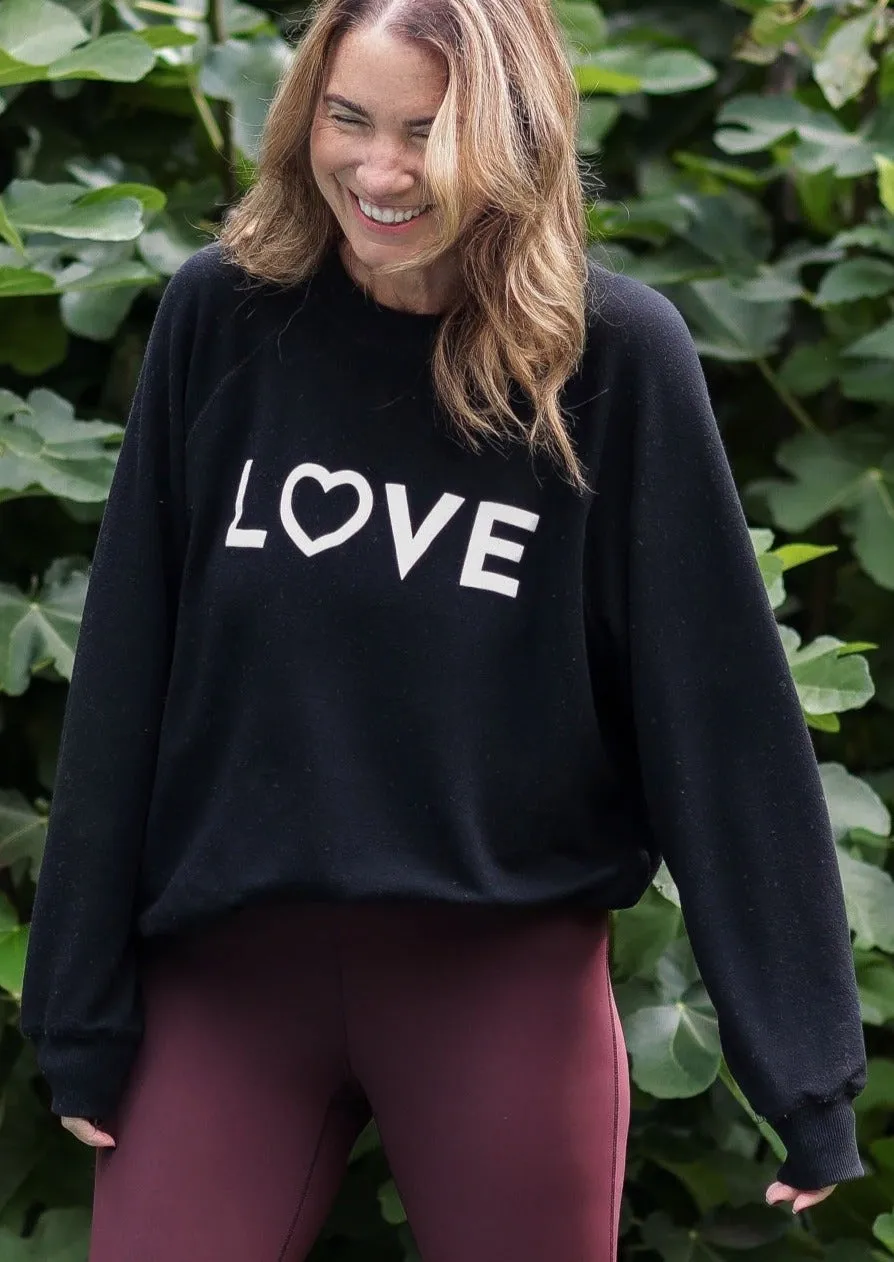 LOVE Forever DEEP BLACK Sweatshirt