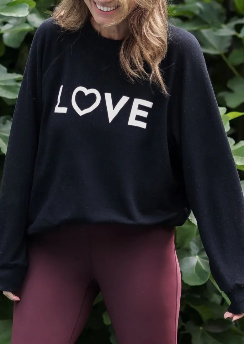 LOVE Forever DEEP BLACK Sweatshirt