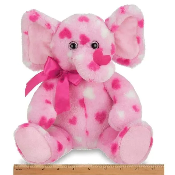 Manny Hugs Plush Stuffed Animal Elephant with Hearts