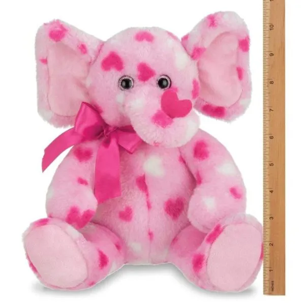 Manny Hugs Plush Stuffed Animal Elephant with Hearts