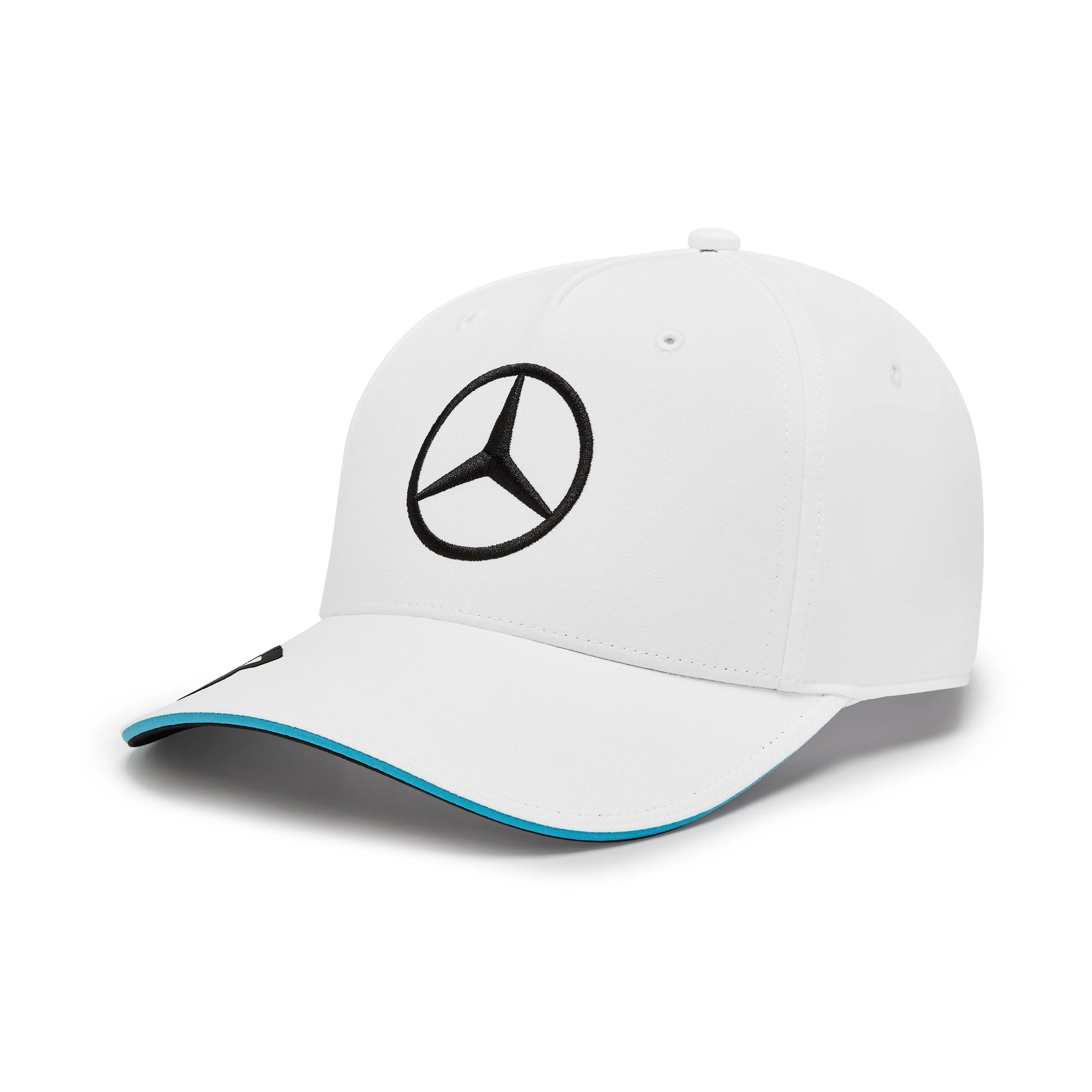 Mercedes AMG Petronas F1 2024 Kids George Russell Driver Hat - Youth Black/Blue/White