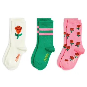 Mini Rodini - Roses socks - 3 pairs