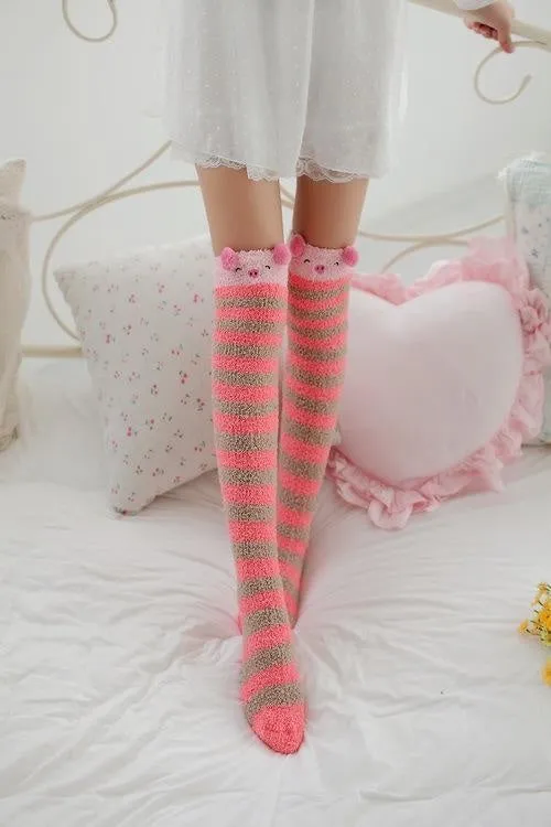 Piggy Thigh Highs