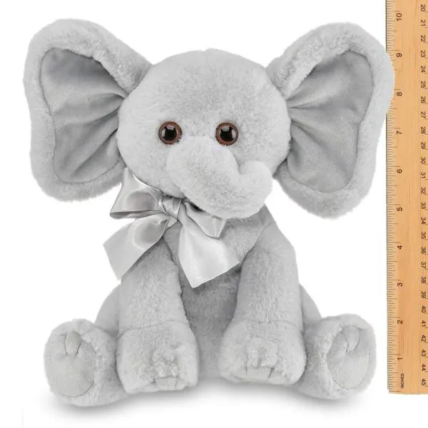 Plush Stuffed Animal Gray Elephant Spouts