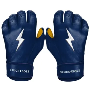 PREMIUM PRO Short Cuff Batting Gloves | Navy