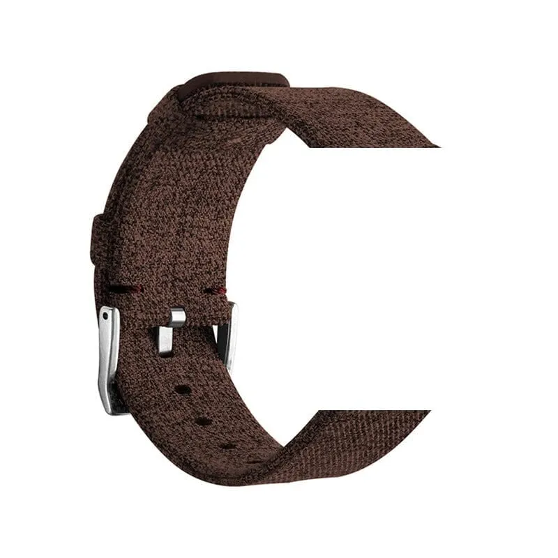 Stylish Canvas Watch Straps Compatible with Armani Exchange 22mm Range