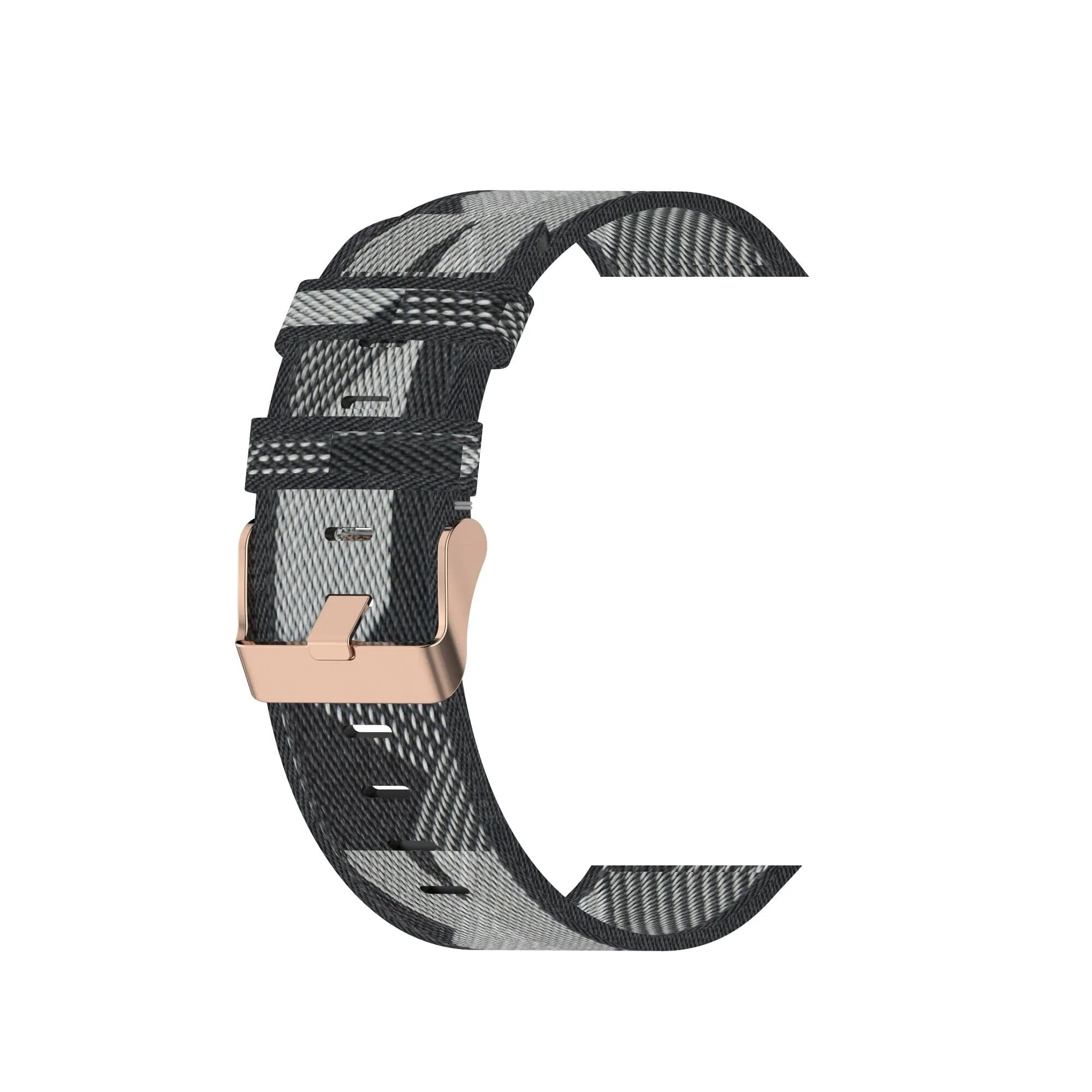 Stylish Canvas Watch Straps Compatible with Fitbit Charge 4