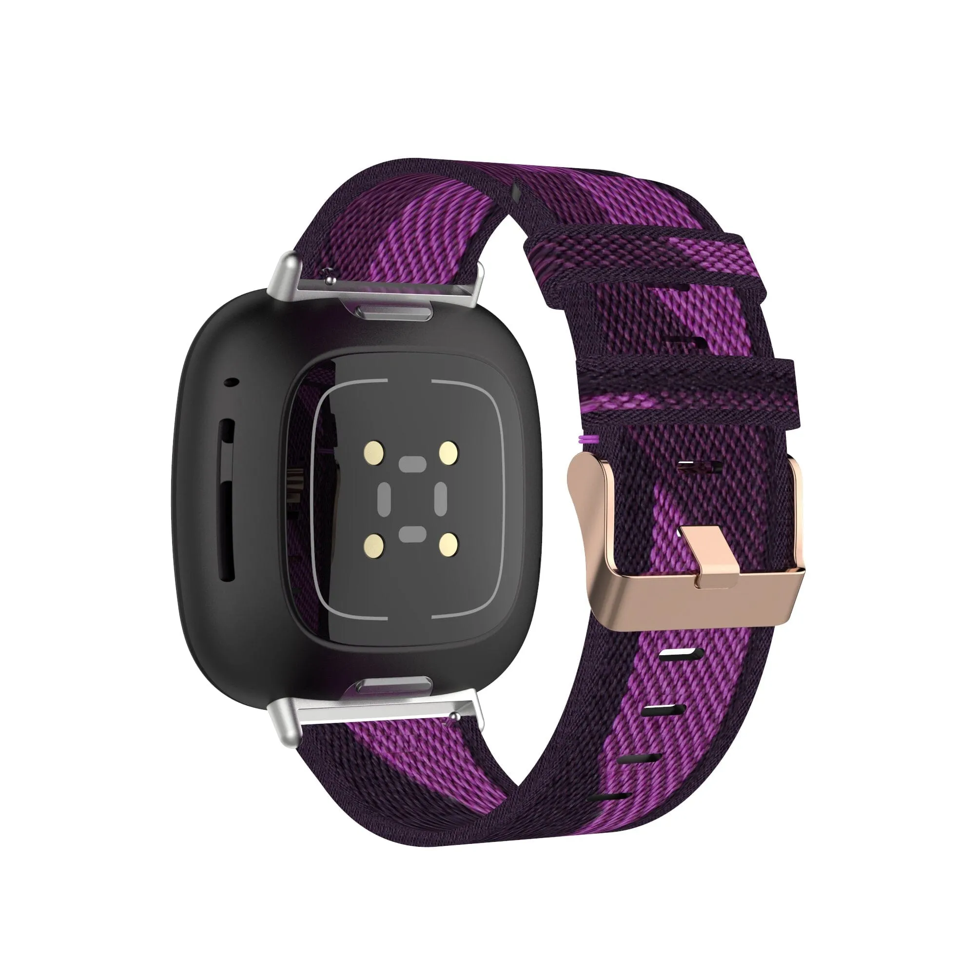 Stylish Canvas Watch Straps Compatible with Fitbit Charge 4