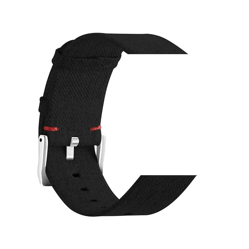 Stylish Canvas Watch Straps Compatible with Oppo Watch 2 42mm